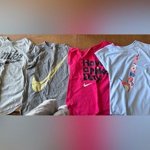 10 Girls Nike shirts 5/6